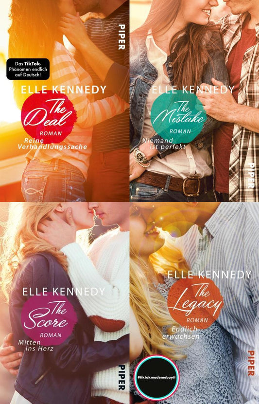 Die Off Campus-Reihe in 4 Bänden plus 1 exklusives Postkartenset