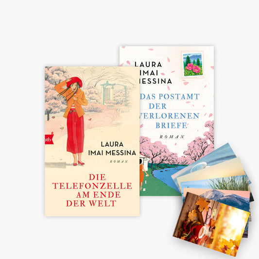 Die Telefonzelle am Ende der Welt + Das Postamt der verlorenen Brief + 1 exklusives Postkartenset