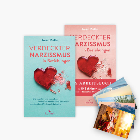 Verdeckter Narzissmus in Beziehungen + Das Arbeitsbuch + 1 exklusives Postkartenset