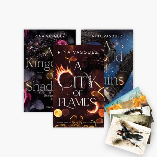 Die Solaris und Crello-Trilogie Band 1-3 plus 1 exklusives Postkartenset