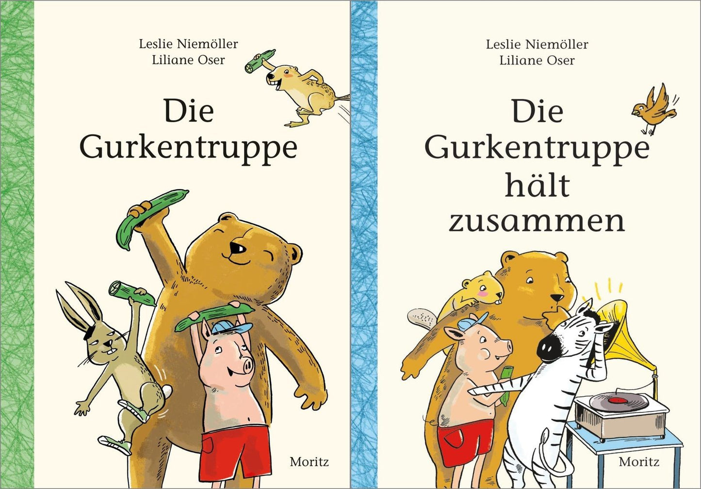Die Gurkentruppe + Die Gurkentruppe hält zusammen + 1 exklusives Postkartenset