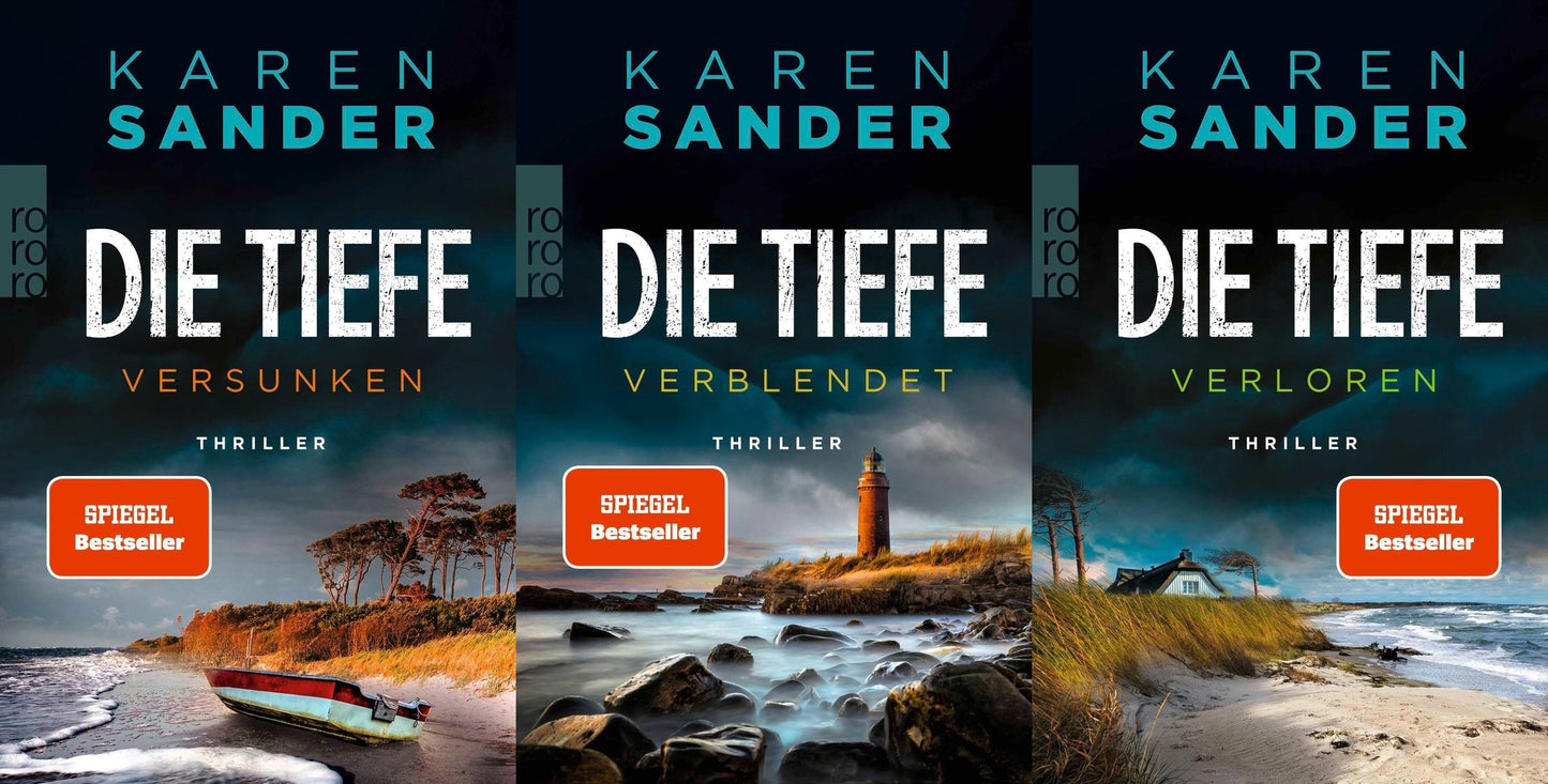Die Tiefe-Reihe, Engelhardt & Krieger ermitteln 3 Bände + 1 exklusives Postkartenset