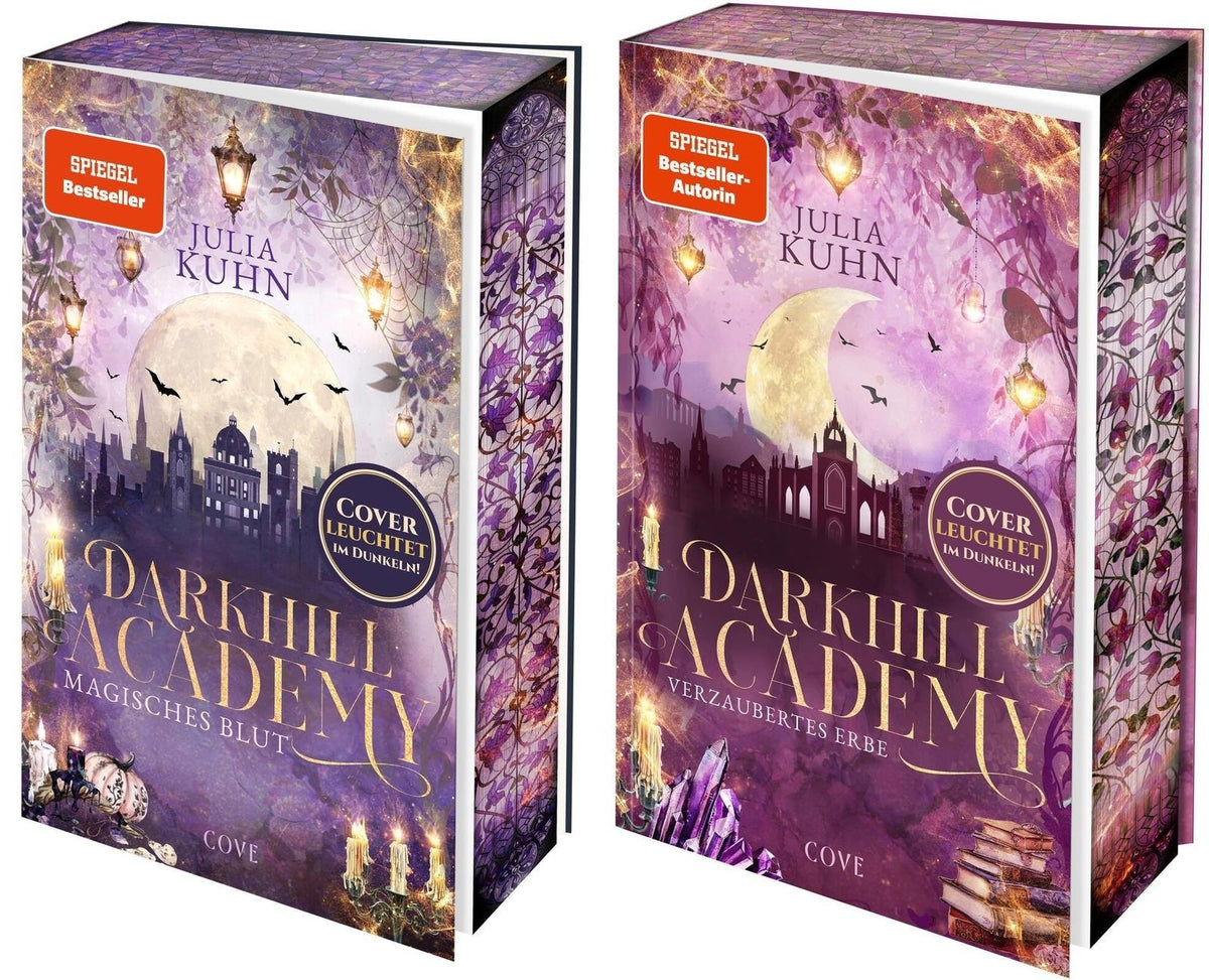 Die Darkhill Academy Dilogie mit Farbschnitt + 1 exklusives Postkartenset
