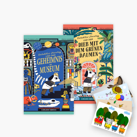 Das Detektiv Stanley-Abenteuer-Set: 2 Bücher + 1 exklusives Postkartenset