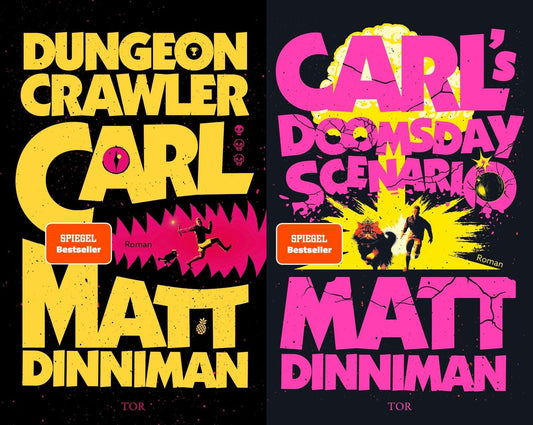 Dungeon Crawler Carl Band 1+2 plus 1 exklusives Postkartenset