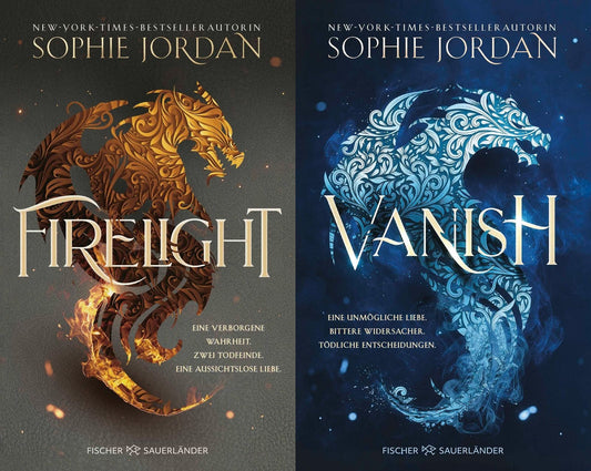 Die Firelight-Trilogie Band 1+2 plus 1 exklusives Postkartenset