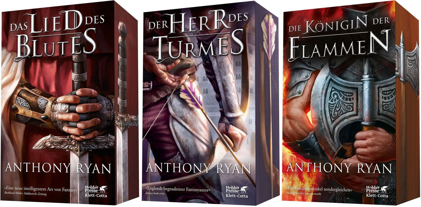 Die Rabenschatten-Trilogie Band 1-3 plus 1 exklusives Postkartenset