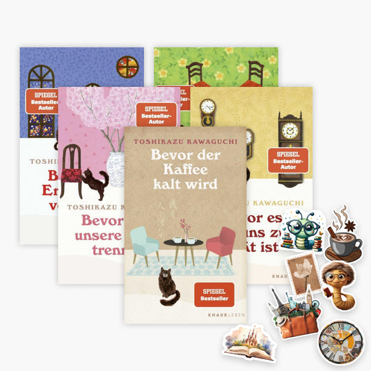 Das magische Café Band 1-5 plus 1 exklusives Stickerset