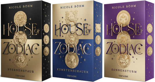 Die Zodiac-Saga Band 1-3 plus 1 exklusives Postkartenset