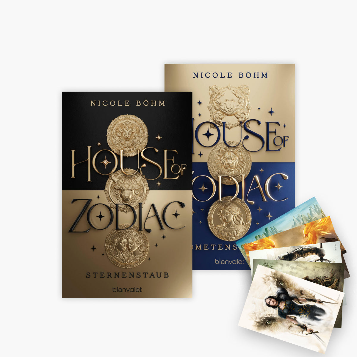 Die Zodiac-Saga Band 1+2 plus 1 exklusives Postkartenset