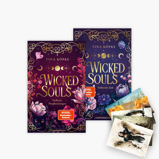 Die Wicked Souls-Dilogie Band 1+2 plus 1 exklusives Postkartenset