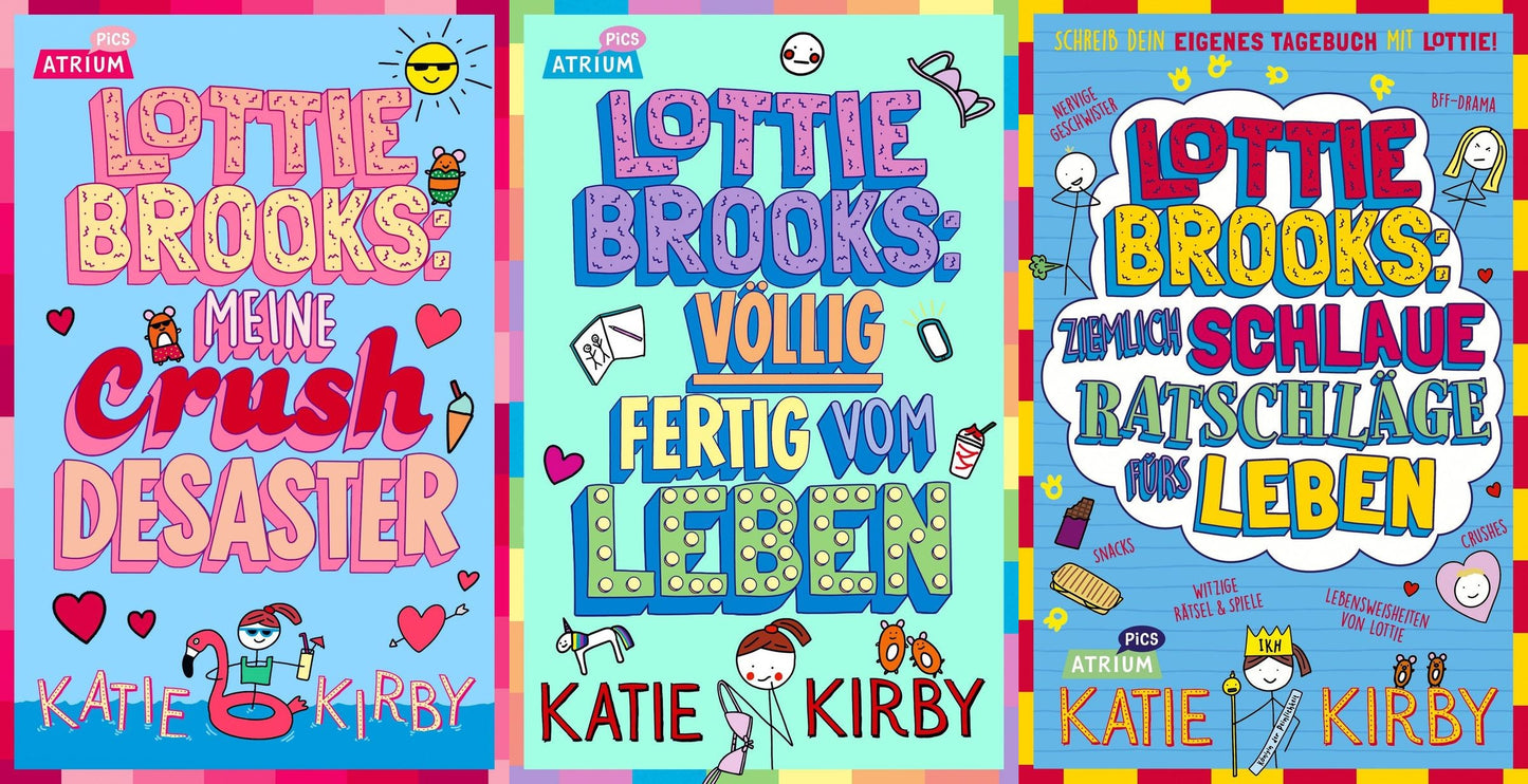 Lottie Brooks 3 Bände + 1 exklusives Postkartenset