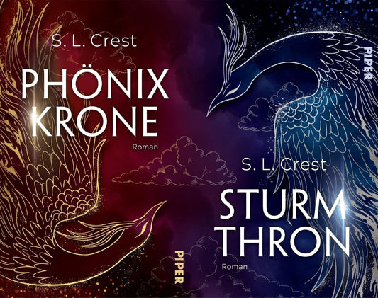 Die Krone des Phönix-Dilogie Band 1+2 plus 1 exklusives Postkartenset