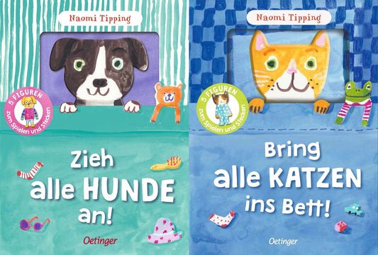 Zieh alle Hunde an! + Bring alle Katzen ins Bett! + 1 exklusives Postkartenset