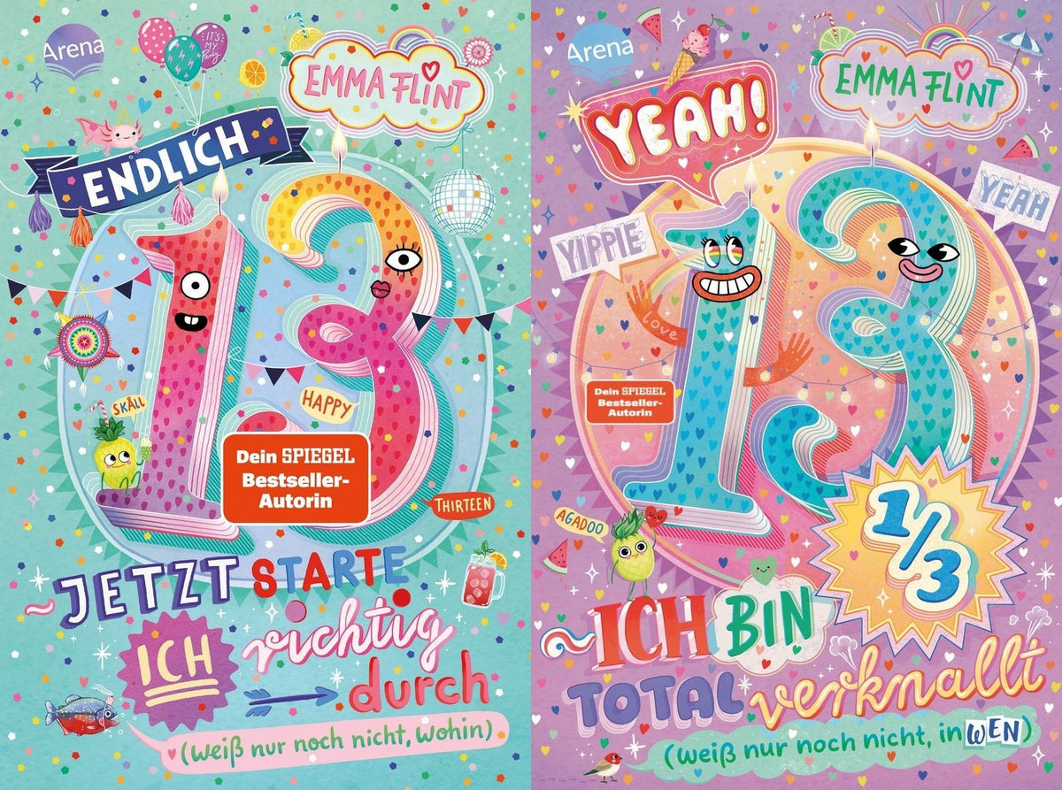 Endlich 13 - Band 1+2 plus 1 exklusives Stickerset