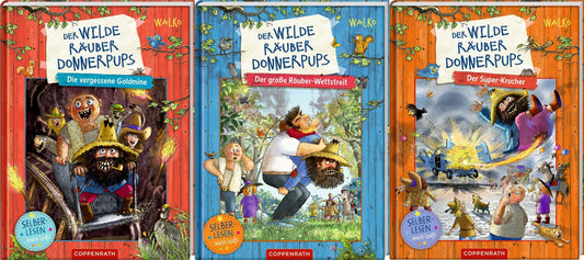 Der wilde Räuber Donnerpups: 3 Bücher + 1 exklusives Postkartenset