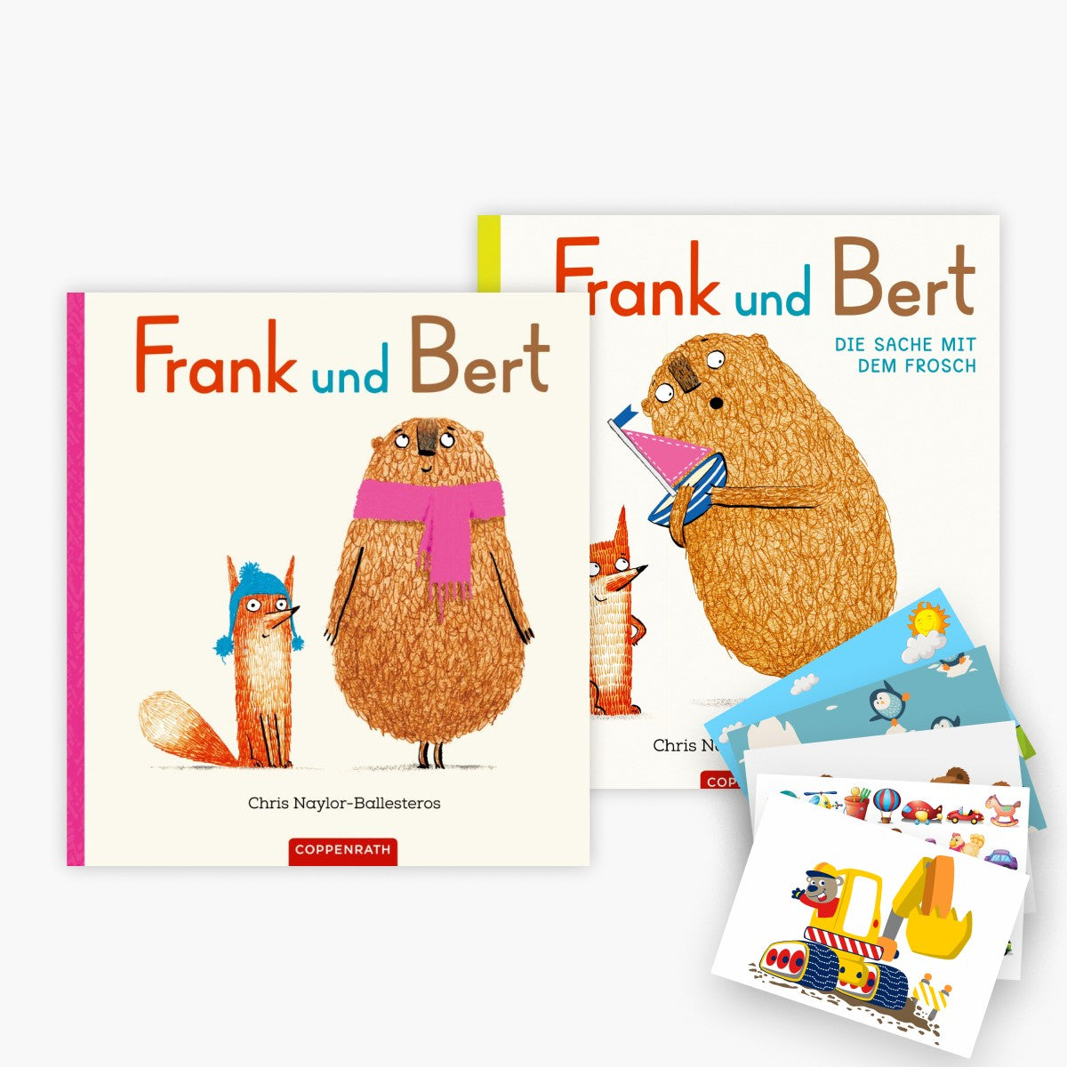 Das Frank und Bert-Set: 2 Bücher + 1 exklusives Postkartenset