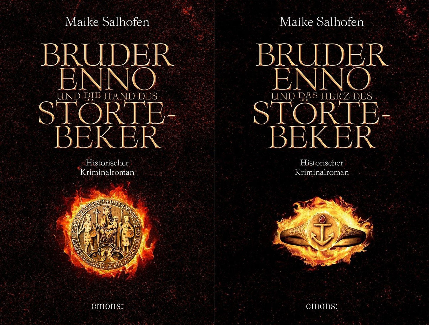 Das Bruder Enno-Set: 2 historische Kriminalromane + 1 exklusives Postkartenset