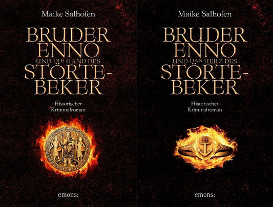 Das Bruder Enno-Set: 2 historische Kriminalromane + 1 exklusives Postkartenset