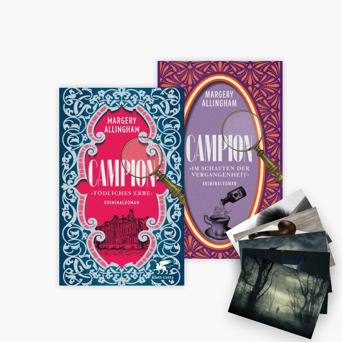 Das Campion Krimi - Set 2 Bücher plus 1 exklusives Postkartenset