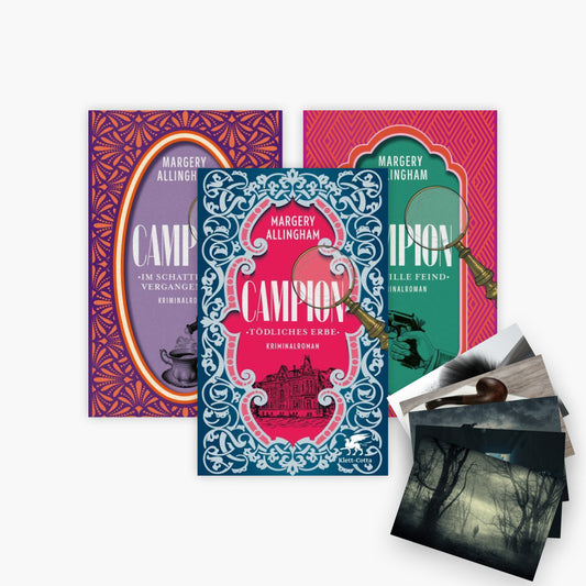 Das Campion Krimi - Set 3 Bücher plus 1 exklusives Postkartenset
