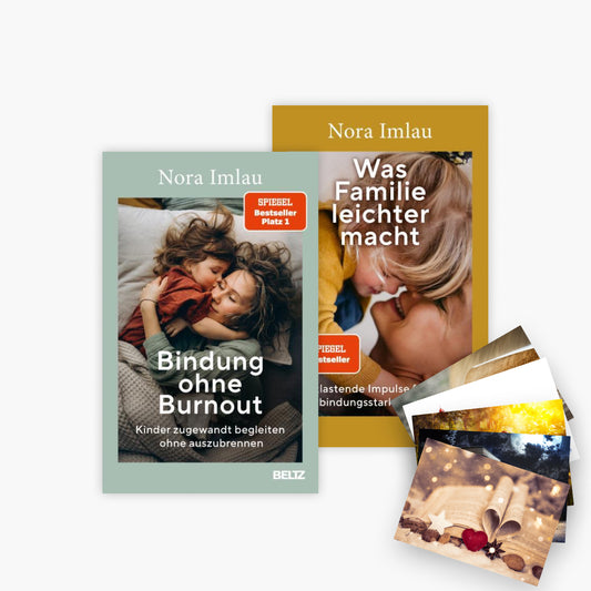 Bindung ohne Burnout + Was Familie leichter macht plus 1 exklusives Postkartenset