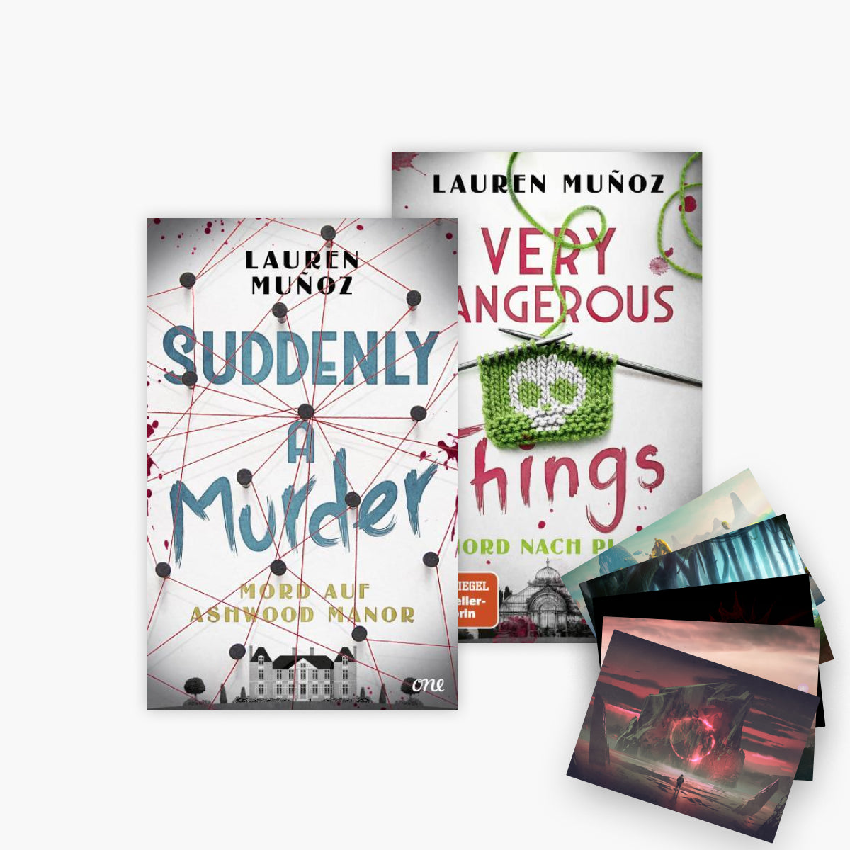 Suddenly a Murder + Very Dangerous Things plus exklusives Postkartenset