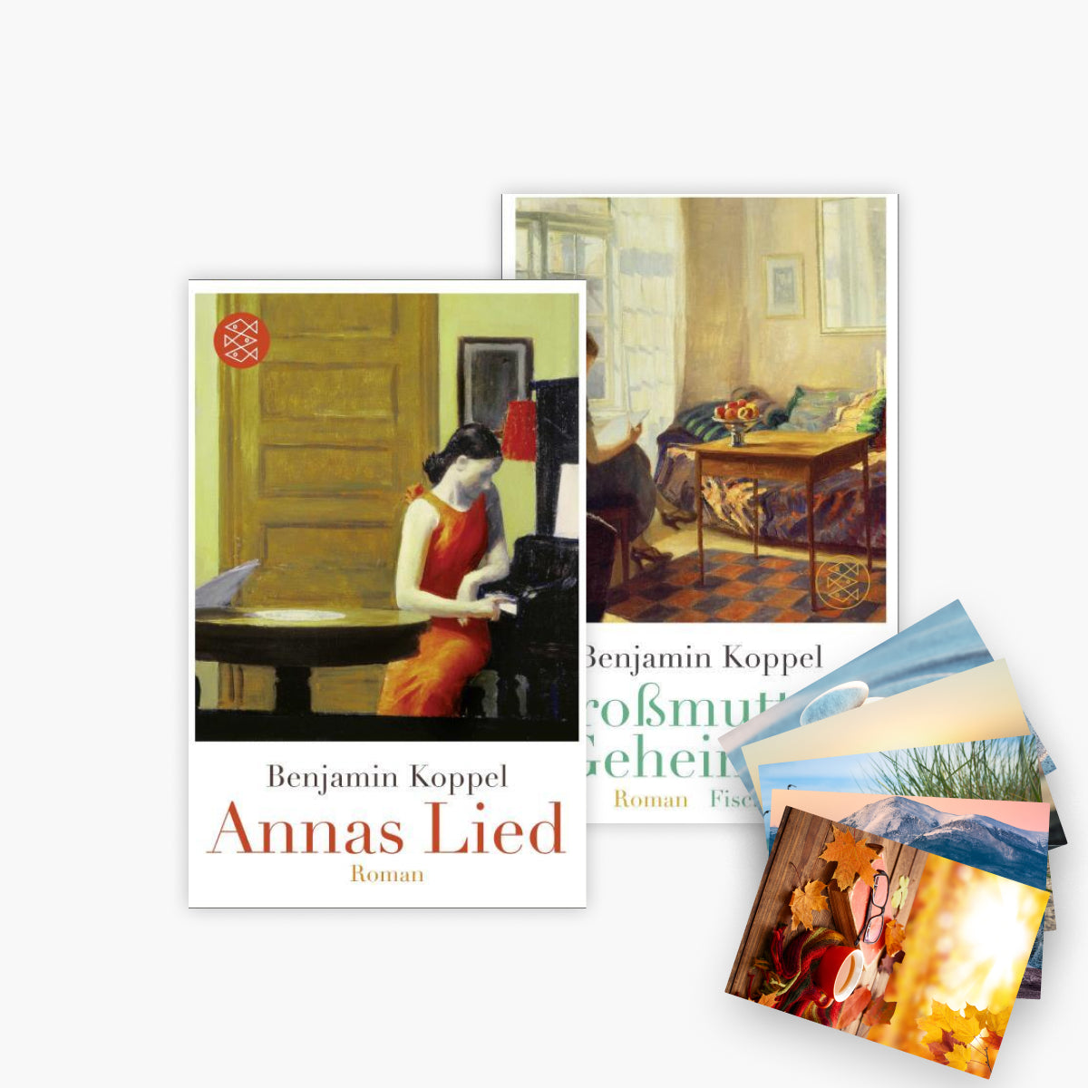Europäisch-Jüdische Familiengeschichten: Annas Lied + Großmutters Geheimnis plus 1 exklusives Postkartenset