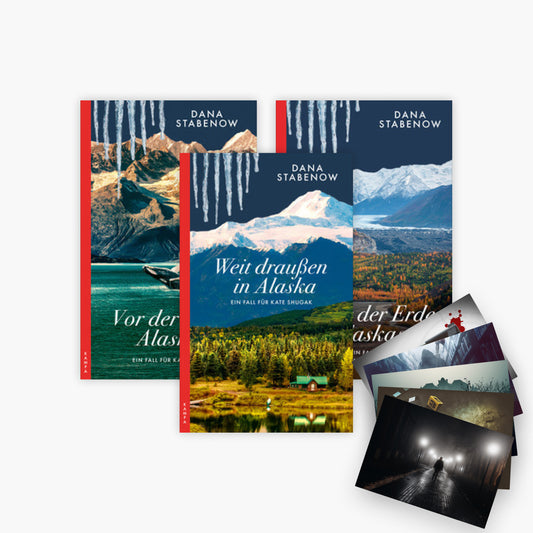 Die Alaska-Krimis: Ein Fall für Kate Shugaks, 3 Bände + 1 exklusives Postkartenset
