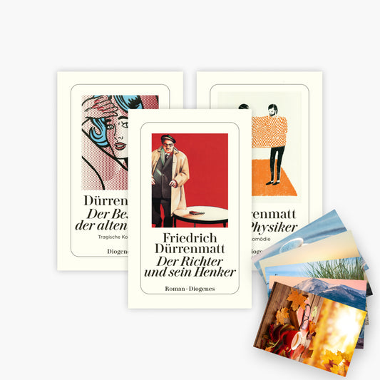 Das Dürrenmatt Klassiker Set: 3 Bücher + 1 exklusives Postkartenset