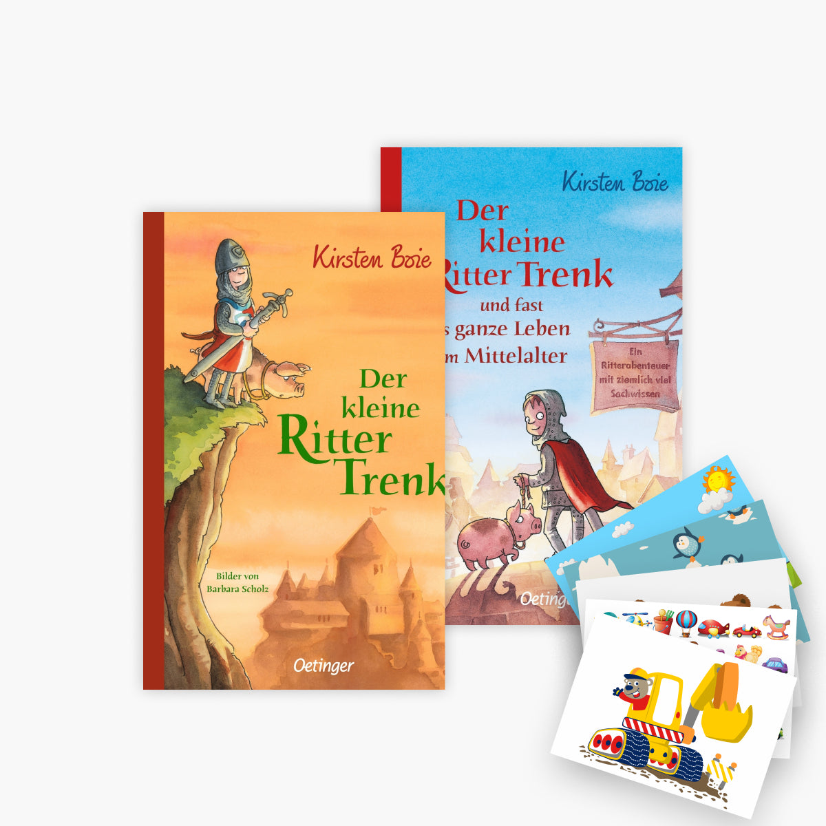 Der kleine Ritter Trenk: 2 Bücher + 1 exklusives Postkartenset