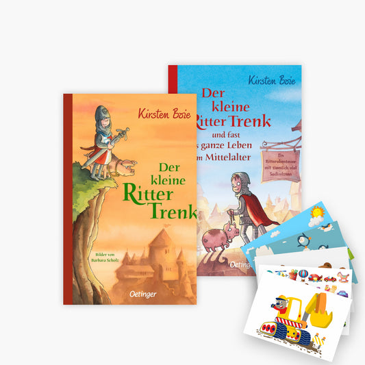 Der kleine Ritter Trenk: 2 Bücher + 1 exklusives Postkartenset