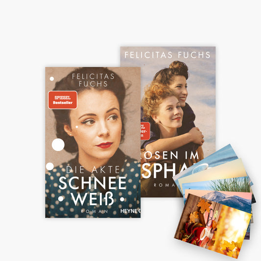 Die Akte Schneeweiß + Rosen im Asphalt + 1 exklusives Postkartenset