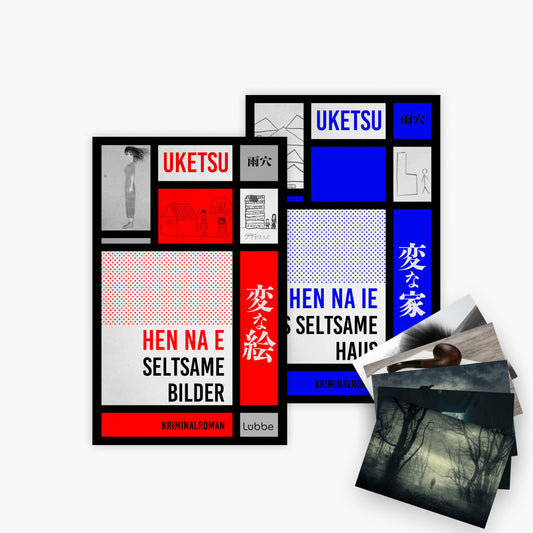 Das Rätselkrimi - Set HEN NA E + HEN NA IE plus 1 exklusives Postkartenset