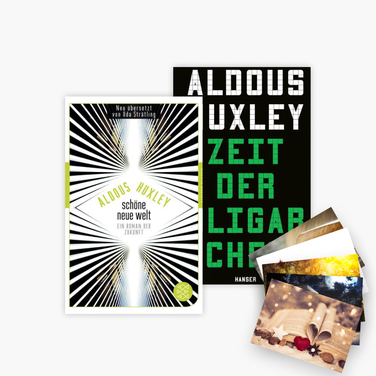 Schöne neue Welt + Zeit der Oligarchen + 1 exklusives Postkartenset