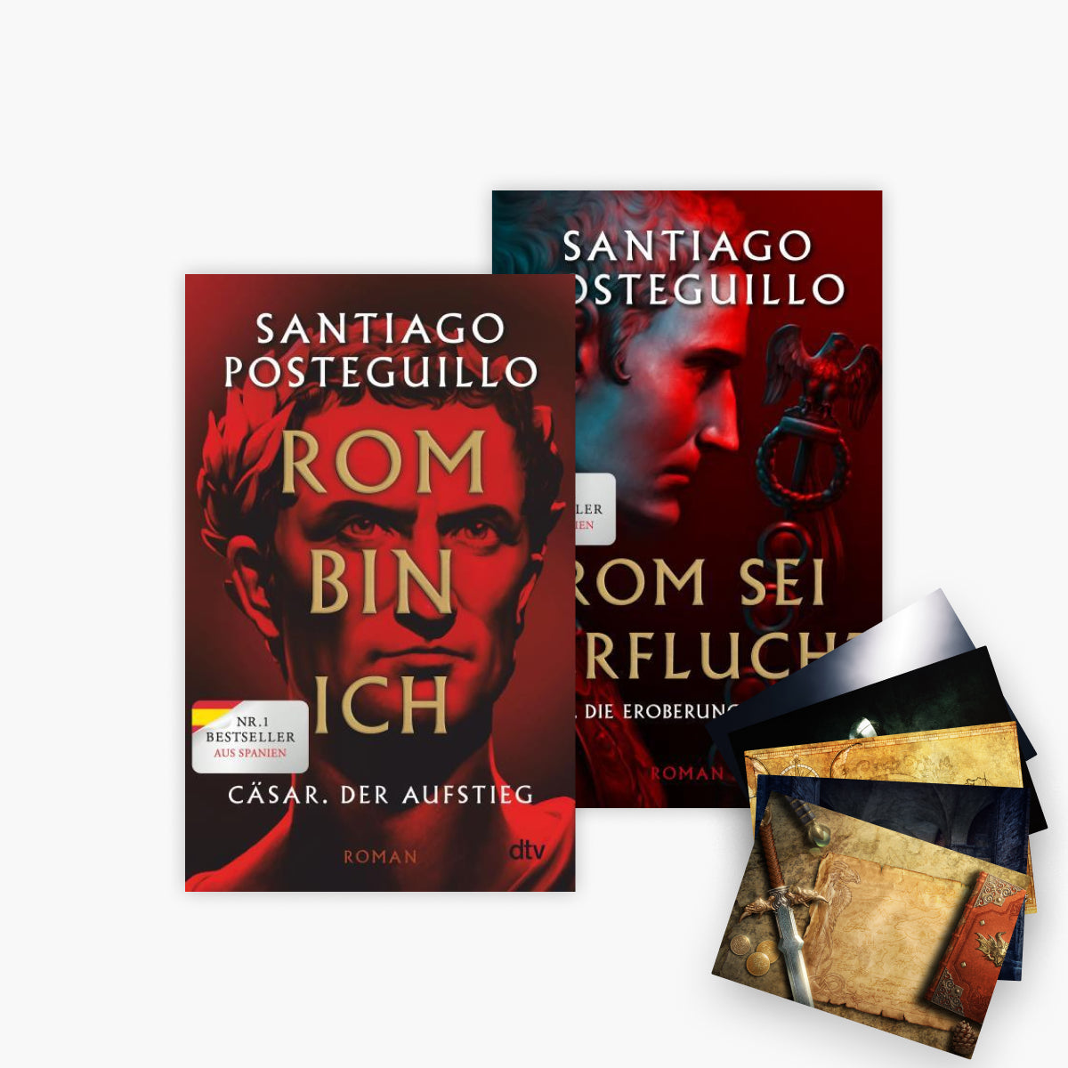 Die Cäsar-Chroniken Band 1+2 plus 1 exklusives Postkartenset