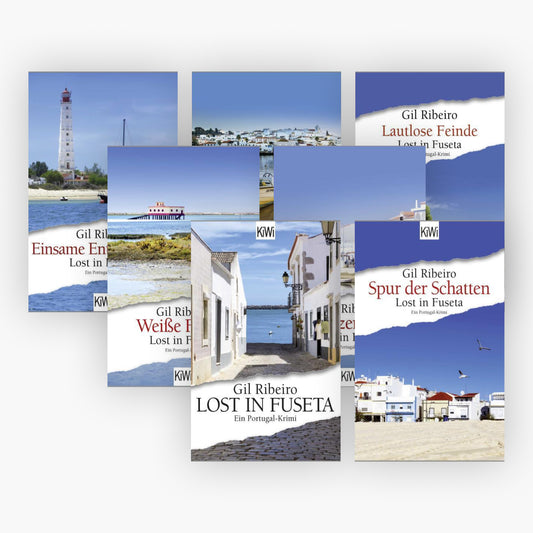 Leander Lost ermittelt - 7 Portugal-Krimis im Set + 1 exklusives Postkartenset