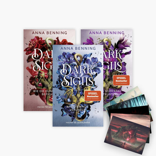 Die Dark Sigils-Trilogie Band 1-3 plus 1 exklusives Postkartenset