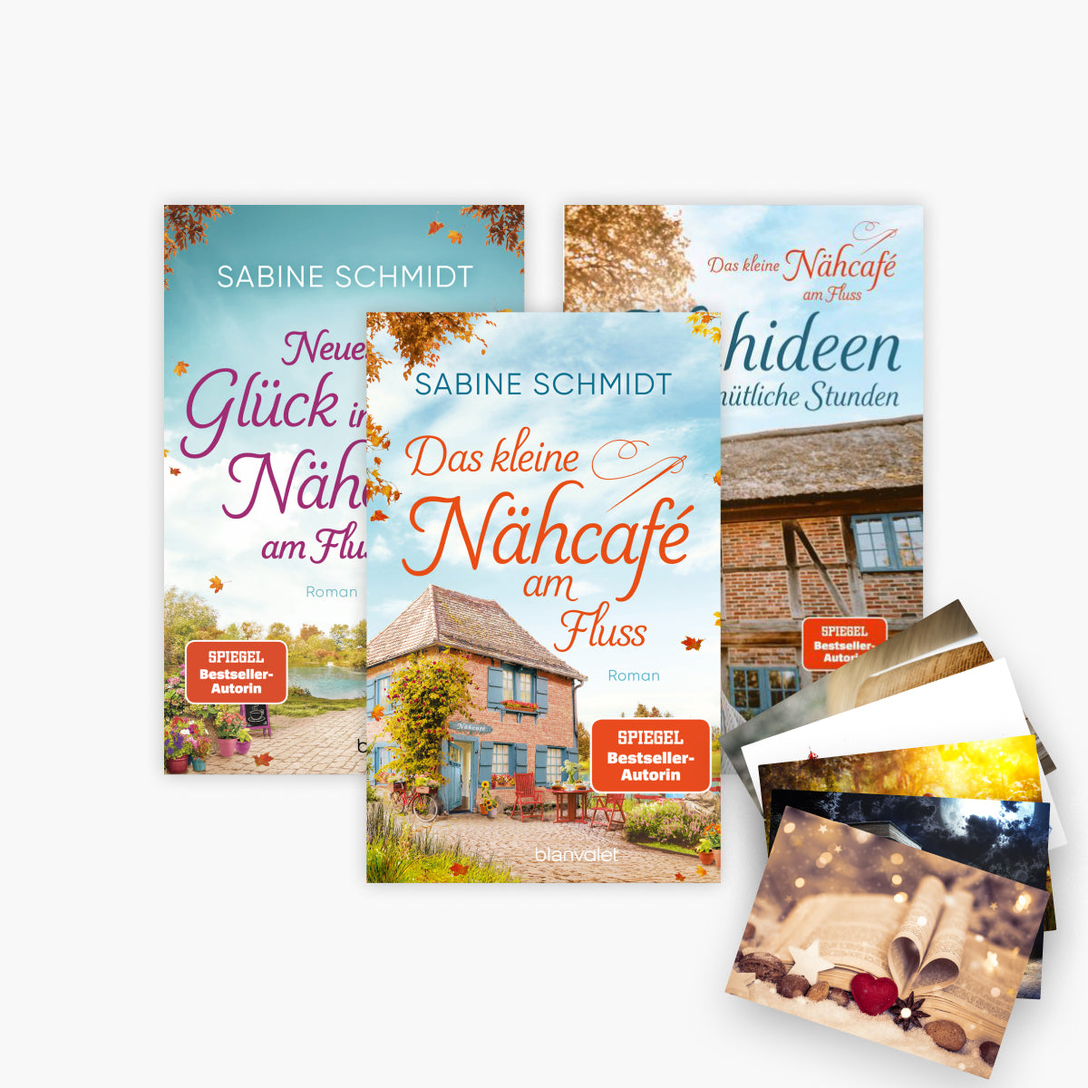 Das Nähcafé - Set Band 1+2 + Nähideen für gemütliche Stunden plus 1 exklusives Postkartenset
