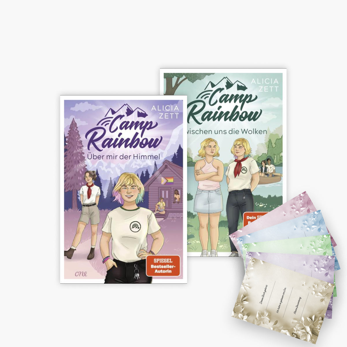 Die Camp Rainbow - Reihe Band 1+2 plus 1 exklusives Stickerset
