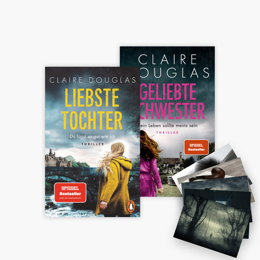 Liebste Tochter + Geliebte Schwester 2 Thriller im Set +1 exklusives Postkartenset