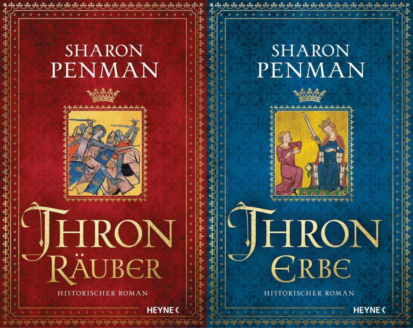 Die Plantagenet-Saga Band 1+2 plus 1 exklusives Postkartenset