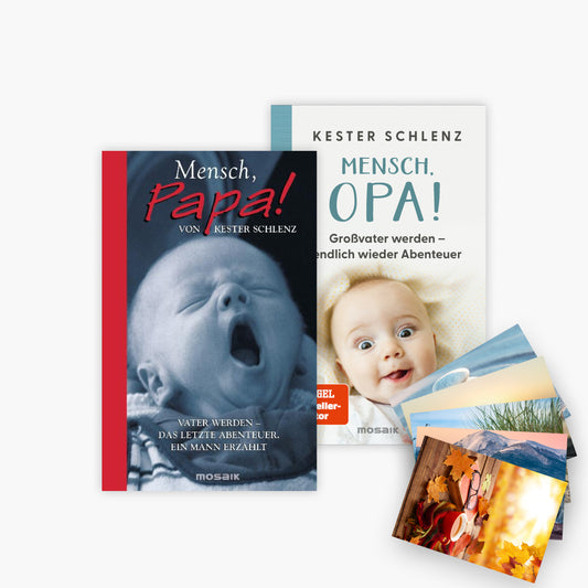 Mensch, Papa! + Mensch, Opa! plus 1 exklusives Postkartenset