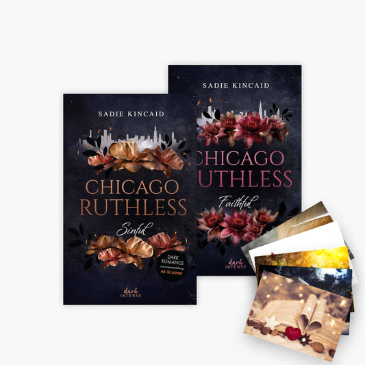Die Chicago Ruthless - Reihe Band 1 + 2 plus 1 exklusives Postkartenset
