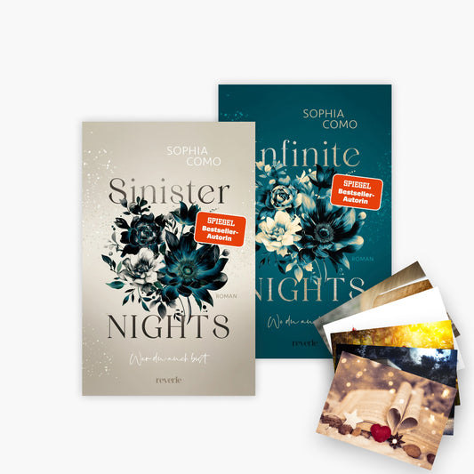 Sinister Nights + Infinite Nights plus 1 exklusives Postkartenset