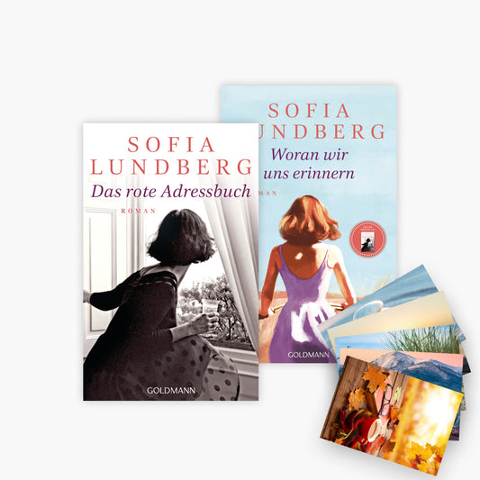 Das rote Adressbuch + Woran wir uns erinnern + 1 exklusives Postkartenset