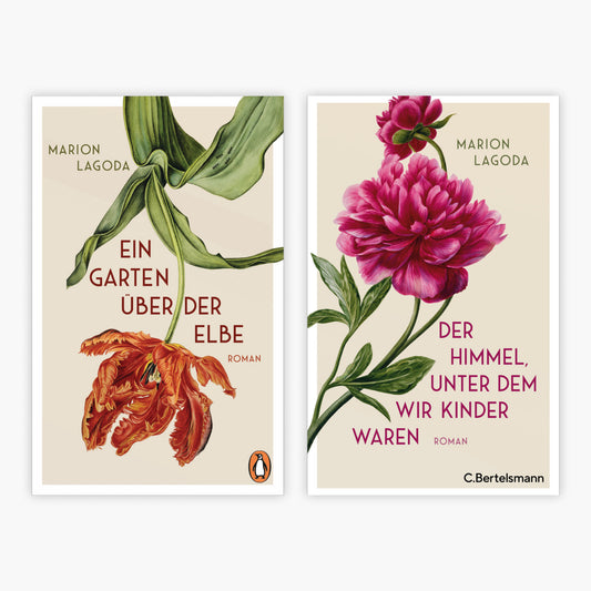 Ein Garten über der Elbe + Der Himmel, unter dem wir Kinder waren + 1 exklusives Postkartenset
