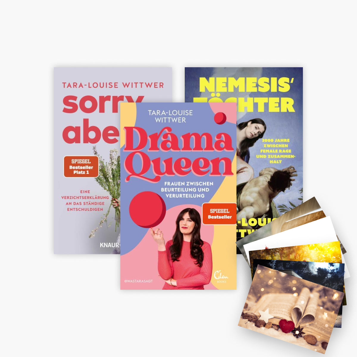 Dramaqueen + Sorry, aber... + Nemesis' Töchter + 1 exklusives Postkartenset