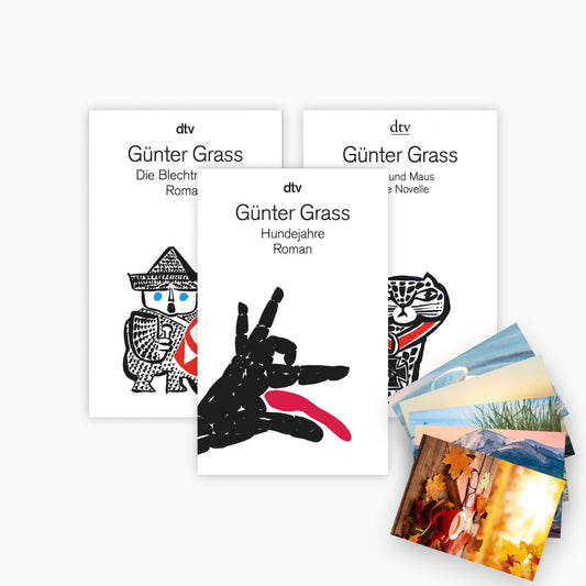 Die Günter Grass Danzig-Trilogie: 3 Bücher + 1 exklusives Postkartenset