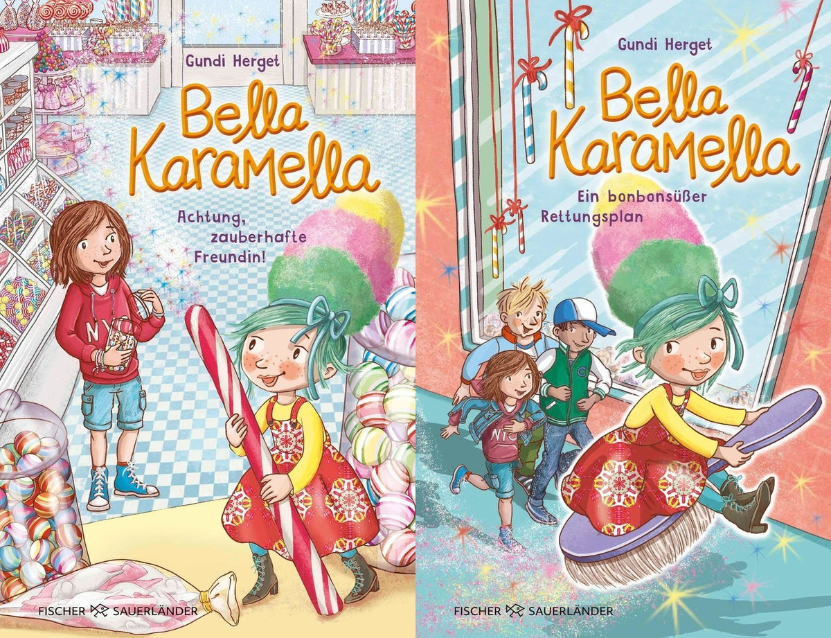 Bella Karamella Band 1+2 plus 1 exklusives Postkartenset